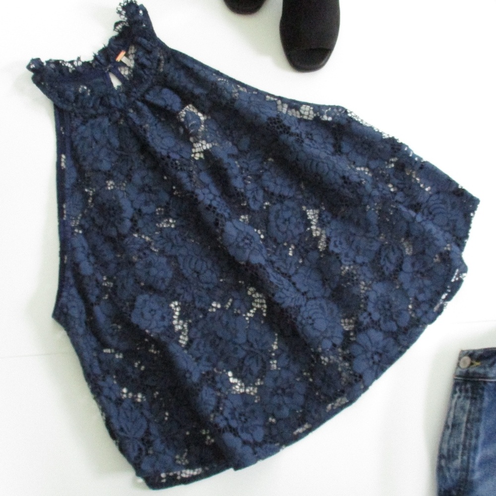 Free People Sweet Meadow Dreams Top Size Large - Picture 4 of 6